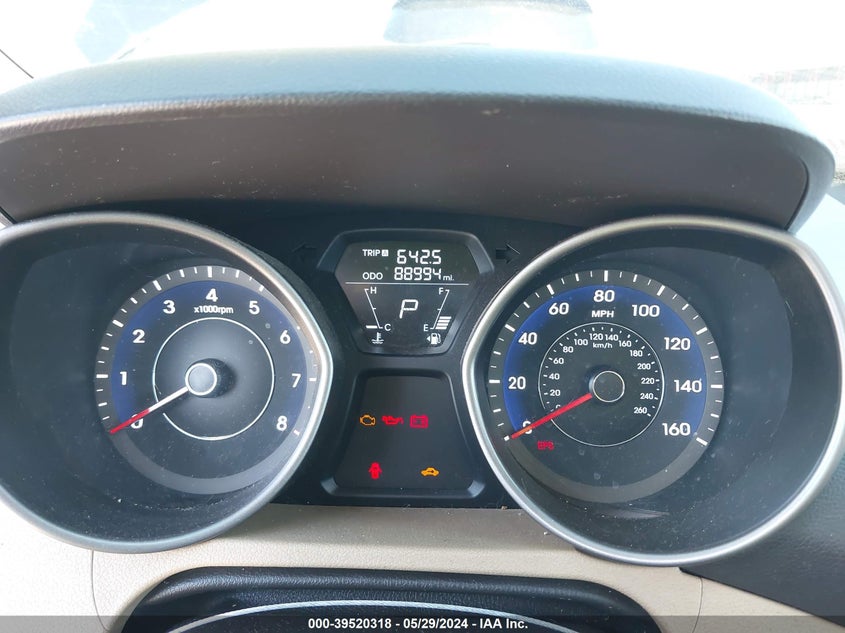 2013 Hyundai Elantra Limited VIN: 5NPDH4AE9DH168854 Lot: 39520318