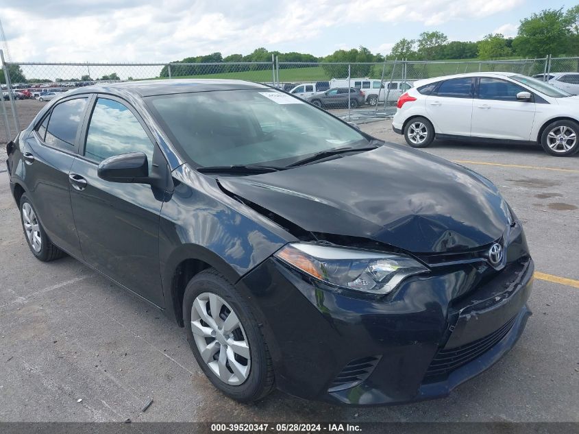 2016 Toyota Corolla Le VIN: 5YFBURHE0GP468537 Lot: 39520347