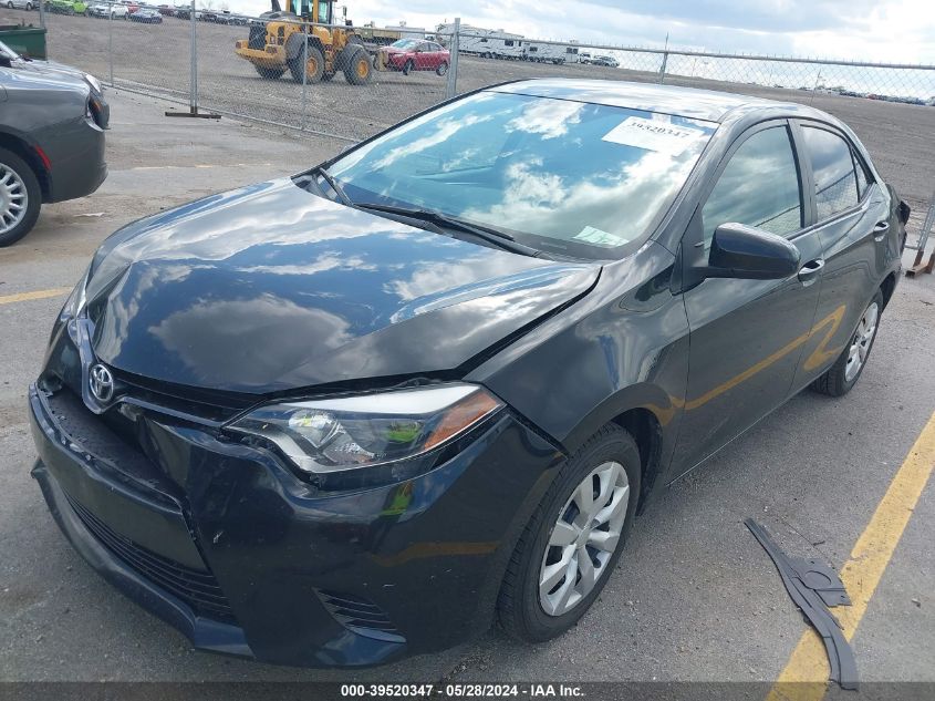 2016 Toyota Corolla Le VIN: 5YFBURHE0GP468537 Lot: 39520347