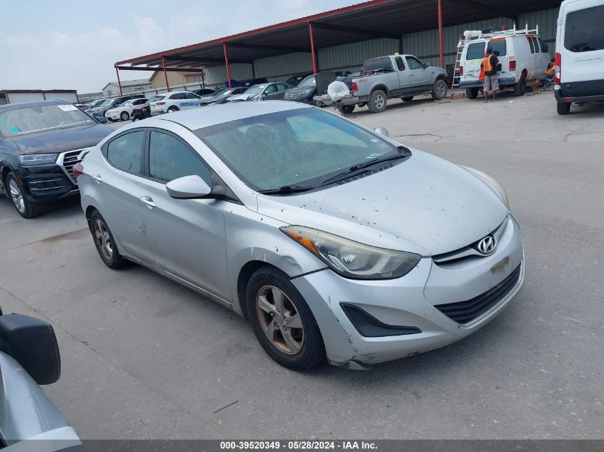 2015 Hyundai Elantra Se VIN: KMHDH4AE4FU361174 Lot: 39520349