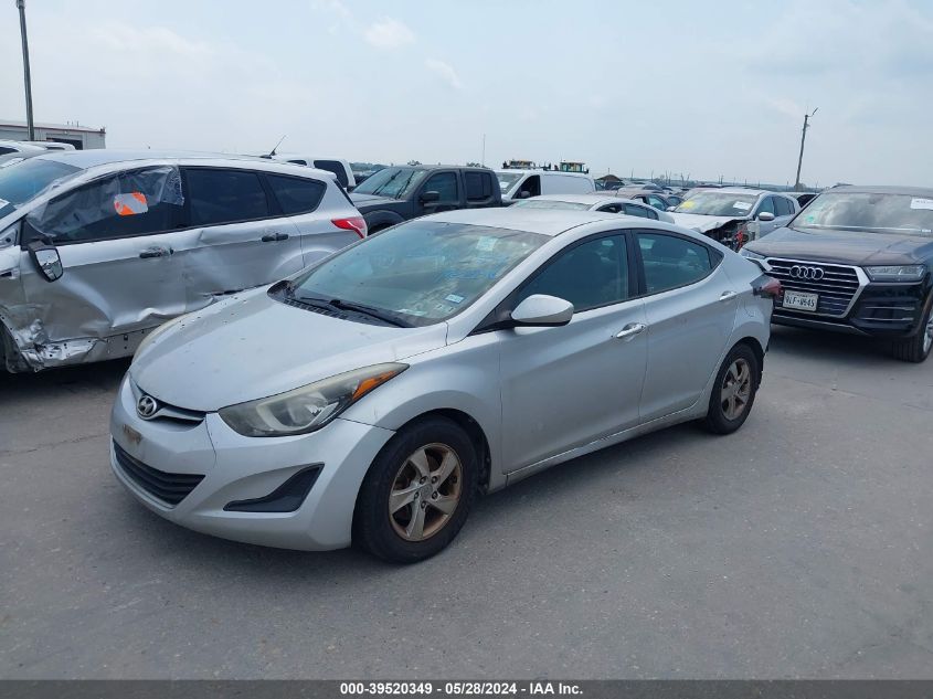 2015 Hyundai Elantra Se VIN: KMHDH4AE4FU361174 Lot: 39520349