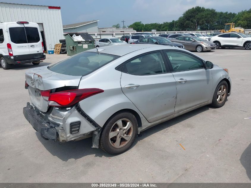 2015 Hyundai Elantra Se VIN: KMHDH4AE4FU361174 Lot: 39520349