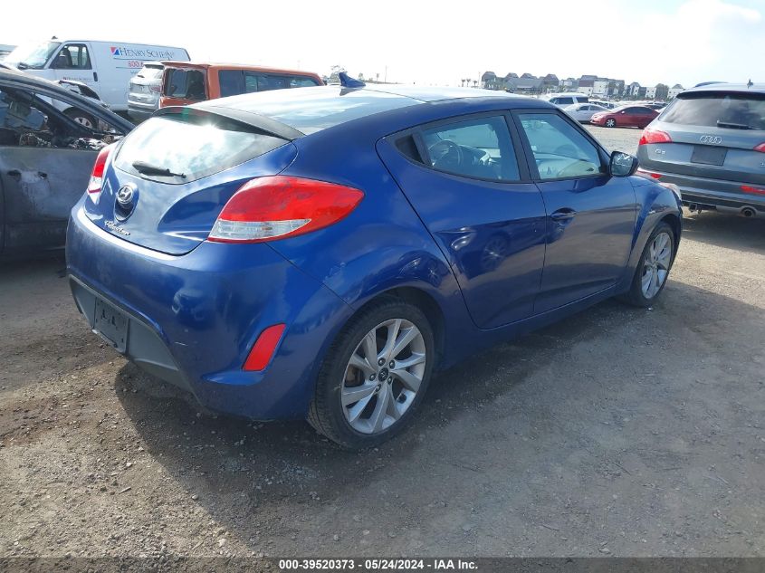 2016 Hyundai Veloster VIN: KMHTC6ADXGU260865 Lot: 39520373