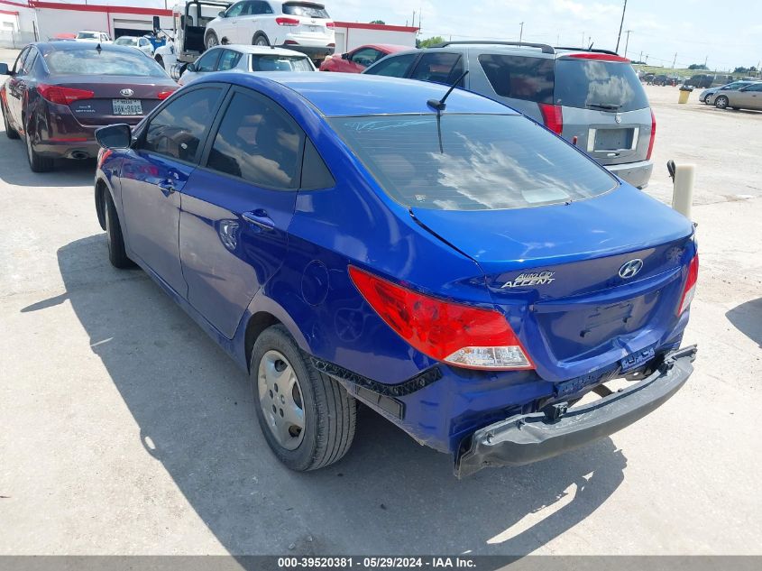 2013 Hyundai Accent Gls VIN: KMHCT4AE6DU362205 Lot: 39520381