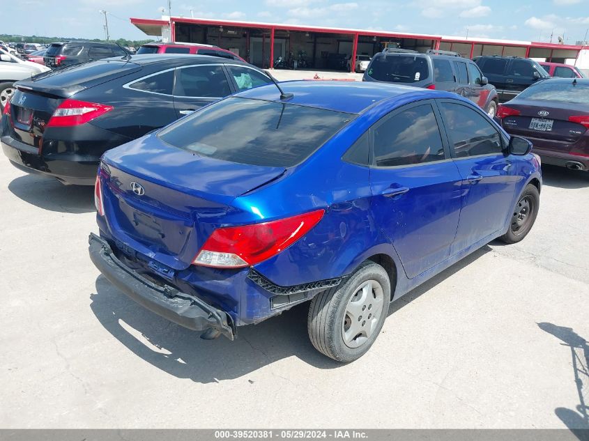 2013 Hyundai Accent Gls VIN: KMHCT4AE6DU362205 Lot: 39520381