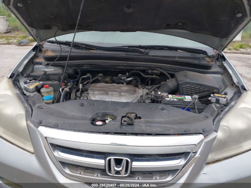 2006 Honda Odyssey Ex VIN: 5FNRL38456B091901 Lot: 39520407