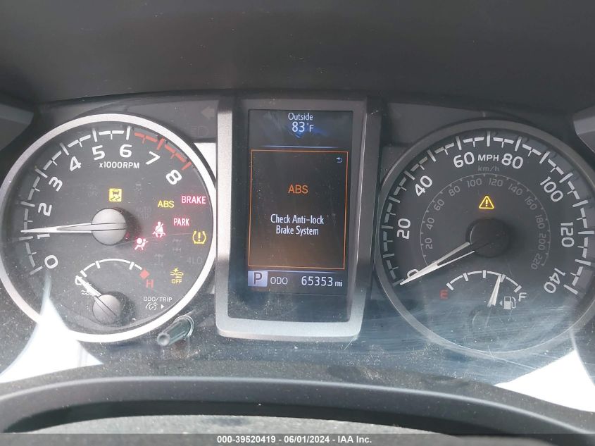 2020 Toyota Tacoma Trd Off-Road VIN: 5TFCZ5AN7LX239499 Lot: 39520419