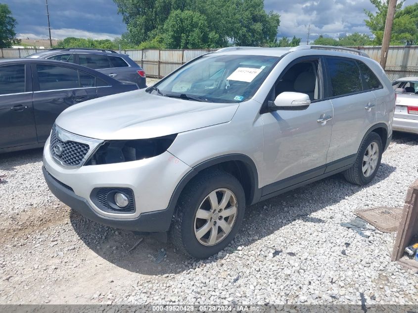 2013 Kia Sorento Lx VIN: 5XYKT3A63DG397952 Lot: 39520429