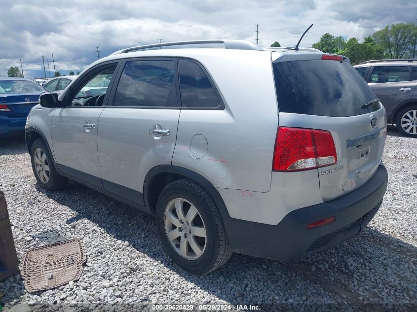 2013 Kia Sorento Lx VIN: 5XYKT3A63DG397952 Lot: 39520429