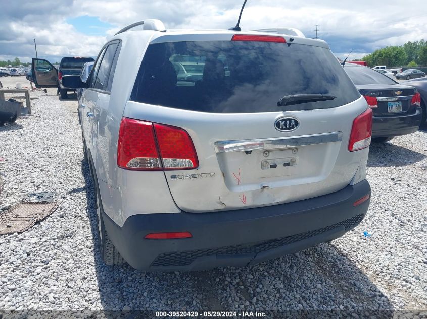 2013 Kia Sorento Lx VIN: 5XYKT3A63DG397952 Lot: 39520429