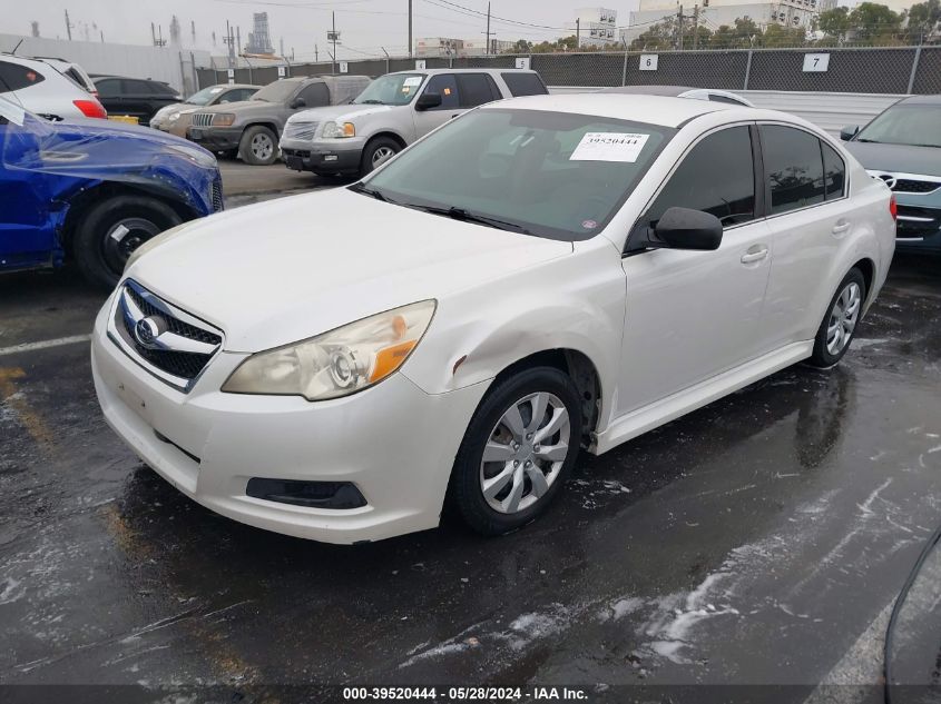 2011 Subaru Legacy 2.5I VIN: 4S3BMCA60B3241821 Lot: 39520444