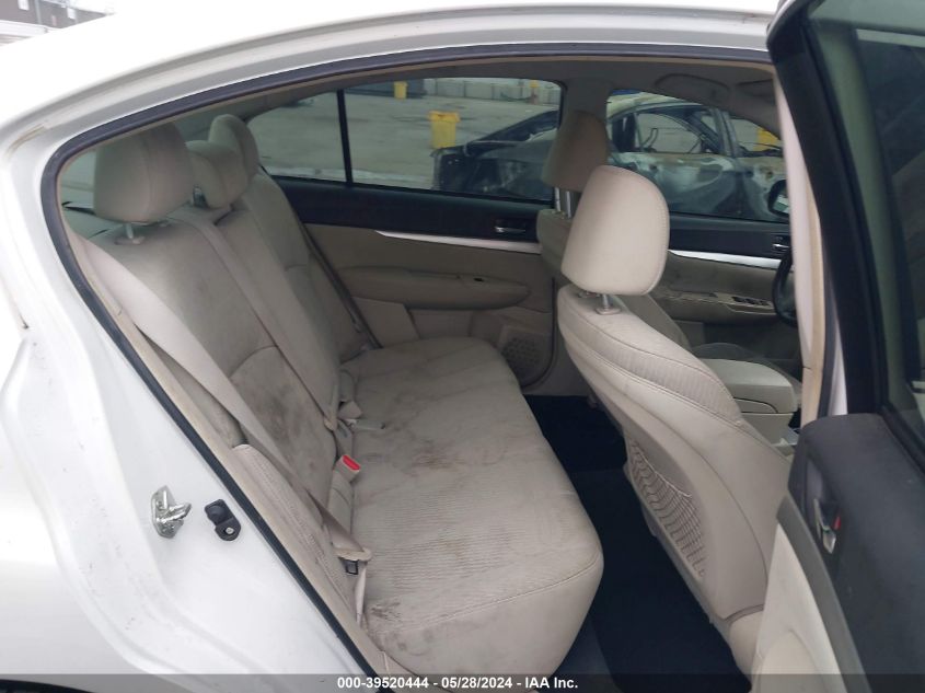 2011 Subaru Legacy 2.5I VIN: 4S3BMCA60B3241821 Lot: 39520444