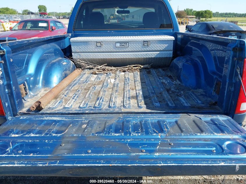 2002 Dodge Ram 1500 St VIN: 1D7HU16Z02J168713 Lot: 39520460