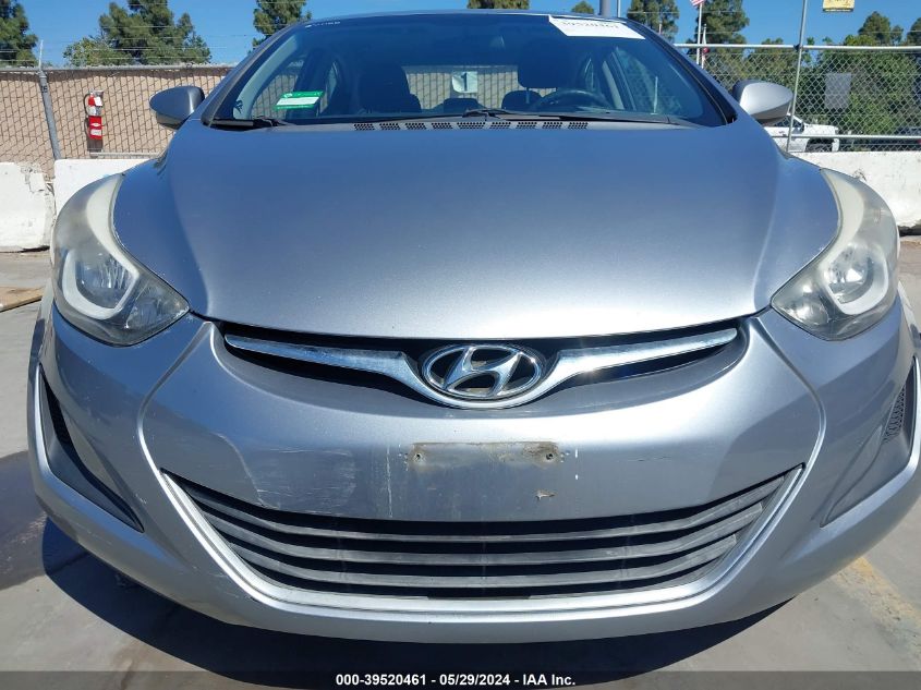 2016 Hyundai Elantra Se VIN: 5NPDH4AE0GH663173 Lot: 39520461