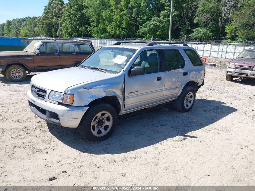 2001 Honda Passport Ex/Lx VIN: 4S6CK58W714412183 Lot: 39520476