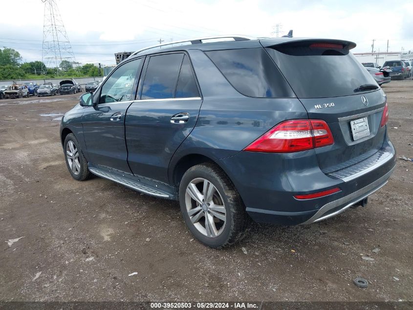 2014 Mercedes-Benz Ml 350 4Matic VIN: 4JGDA5HB0EA348413 Lot: 39520503