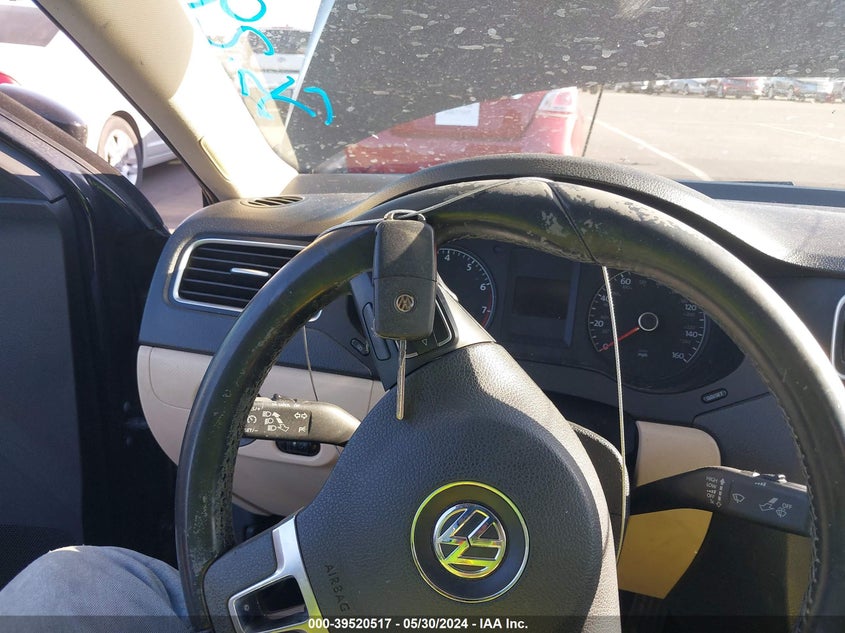 2011 Volkswagen Jetta 2.5L Se VIN: 3VWDZ7AJ3BM307831 Lot: 39520517