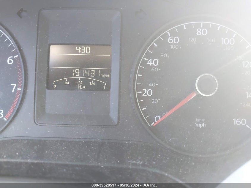 2011 Volkswagen Jetta 2.5L Se VIN: 3VWDZ7AJ3BM307831 Lot: 39520517