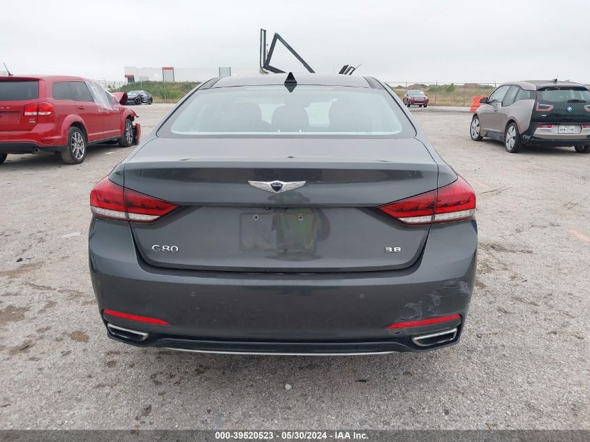 2018 Genesis G80 3.8 VIN: KMHGN4JE4JU216151 Lot: 39520523