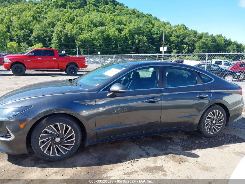 2022 Hyundai Sonata Hybrid Sel VIN: KMHL34JJ0NA046783 Lot: 39520528