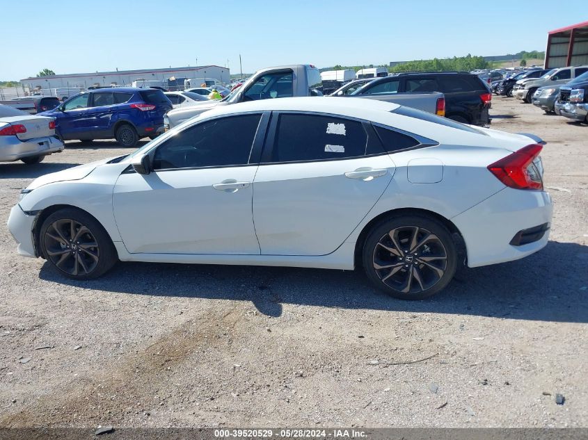 2020 Honda Civic Sedan Sport VIN: 19XFC2F89LE200431 Lot: 39520529