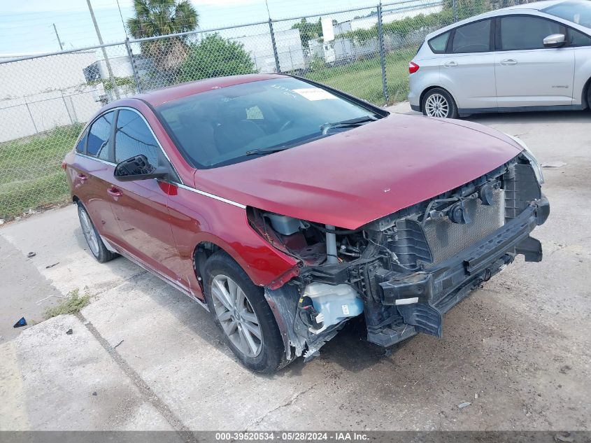 2016 Hyundai Sonata Se VIN: 5NPE24AF7GH372863 Lot: 39520534