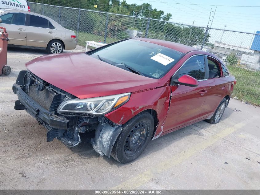 2016 Hyundai Sonata Se VIN: 5NPE24AF7GH372863 Lot: 39520534