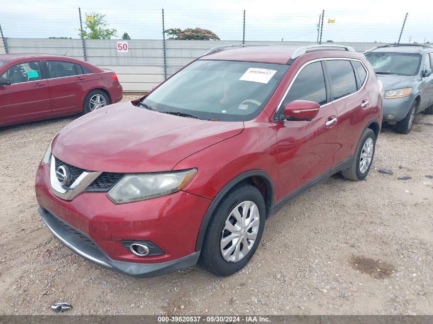 2014 Nissan Rogue Sl VIN: 5N1AT2MT8EC828147 Lot: 39520537