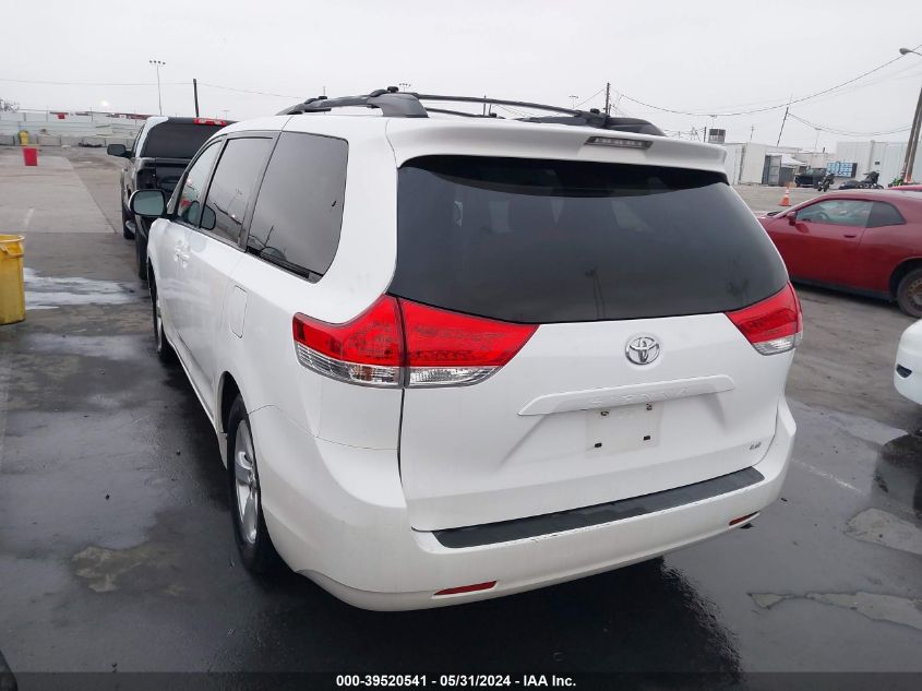 2011 Toyota Sienna Le V6 VIN: 5TDKK3DC7BS076971 Lot: 39520541