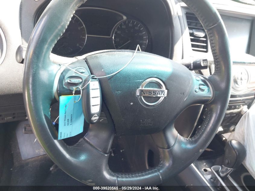 2017 Nissan Pathfinder Sv VIN: 5N1DR2MN1HC672633 Lot: 39520565