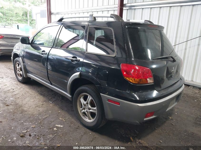 2003 Mitsubishi Outlander Ls VIN: JA4LX31G43U055208 Lot: 39520578