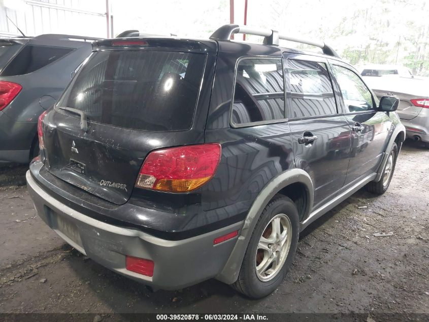 2003 Mitsubishi Outlander Ls VIN: JA4LX31G43U055208 Lot: 39520578