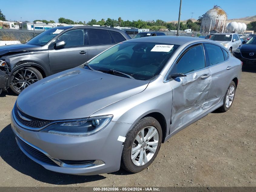 2015 Chrysler 200 Limited VIN: 1C3CCCAB6FN688818 Lot: 39520596