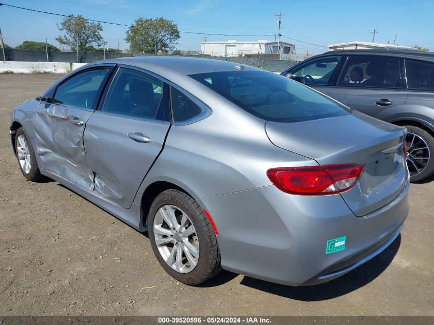 2015 Chrysler 200 Limited VIN: 1C3CCCAB6FN688818 Lot: 39520596