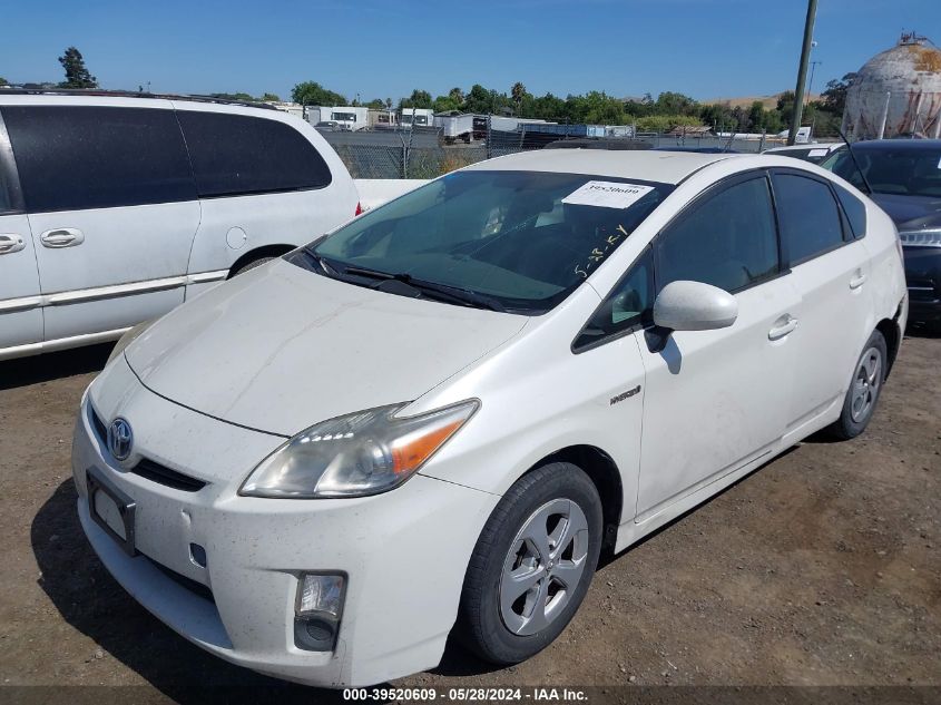 2011 Toyota Prius Two VIN: JTDKN3DUXB0308966 Lot: 39520609