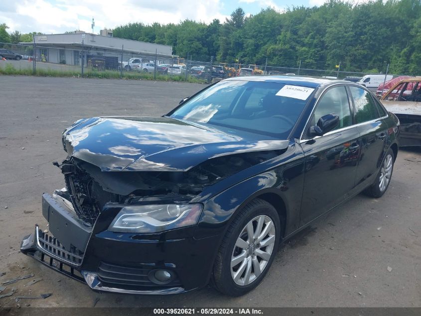 2011 Audi A4 2.0T Premium VIN: WAUFFAFL4BN029973 Lot: 39520621