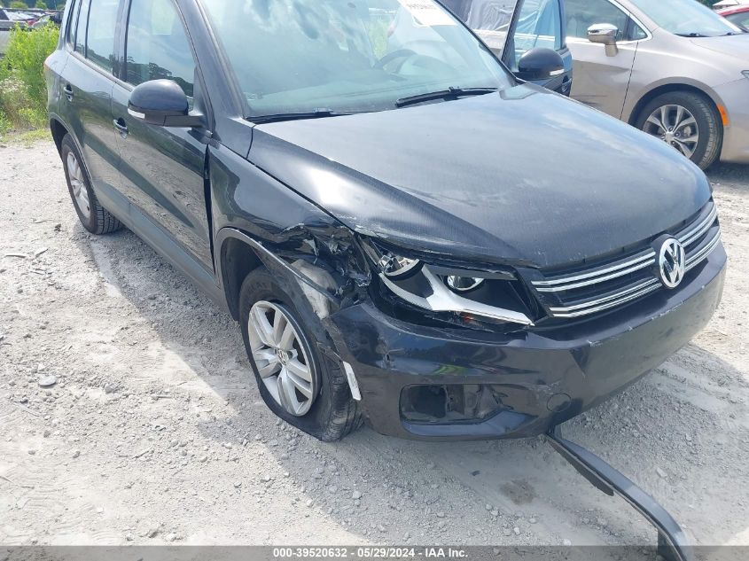 2014 Volkswagen Tiguan S VIN: WVGAV3AX1EW579146 Lot: 39520632