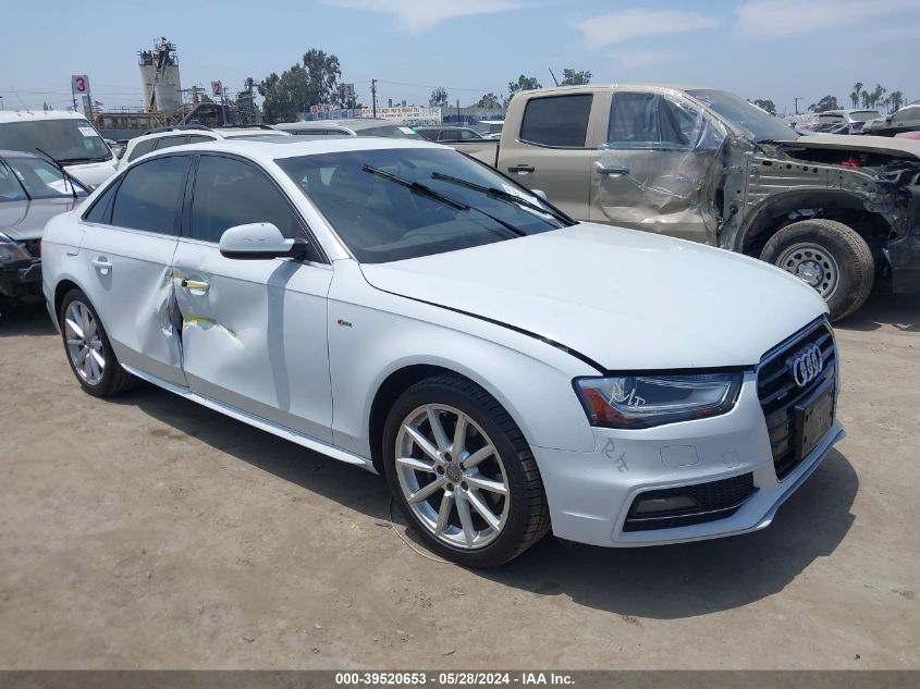 2014 Audi A4 2.0T Premium VIN: WAUFFAFL6EN000432 Lot: 39520653