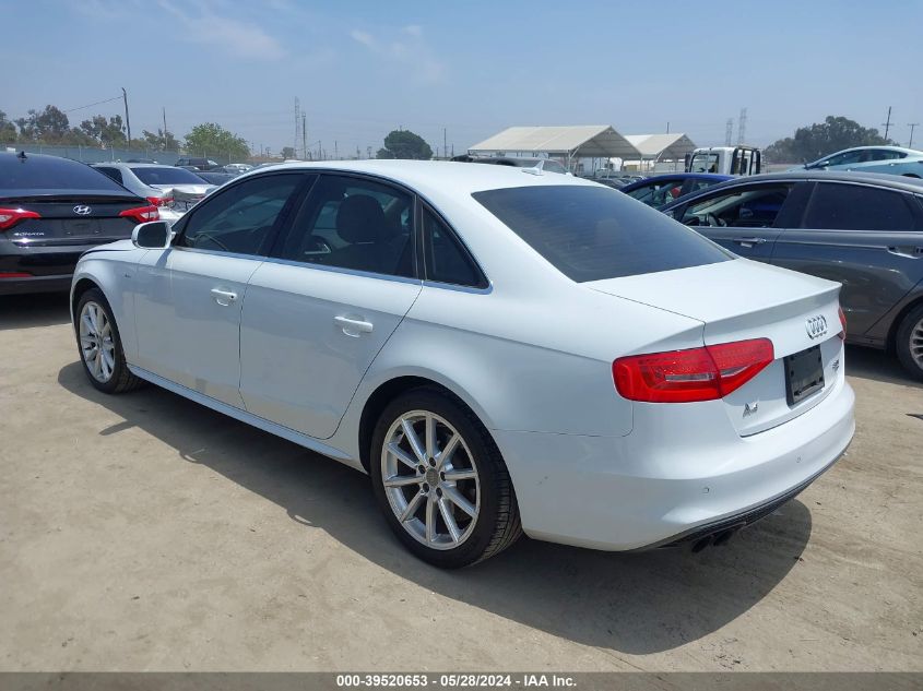 2014 Audi A4 2.0T Premium VIN: WAUFFAFL6EN000432 Lot: 39520653