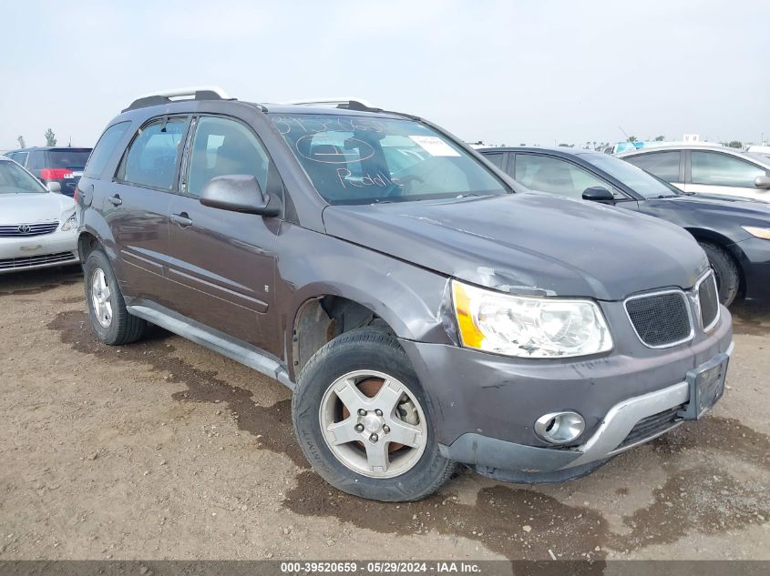 2007 Pontiac Torrent VIN: 2CKDL63F276095991 Lot: 39520659