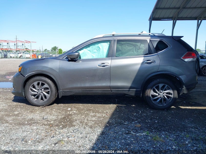 2016 Nissan Rogue Sl VIN: 5N1AT2MV9GC768741 Lot: 39520686