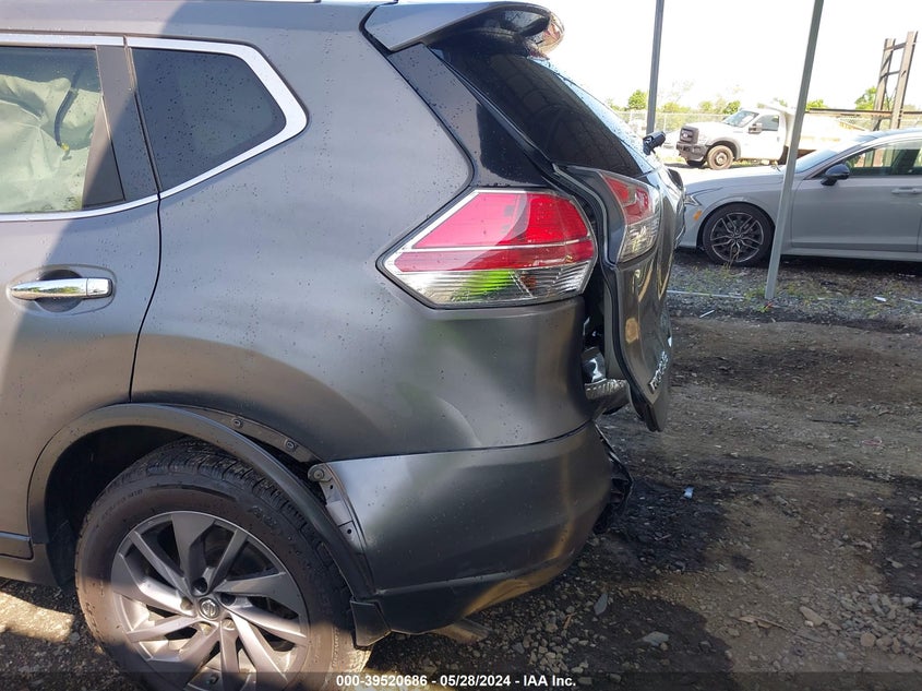 2016 Nissan Rogue Sl VIN: 5N1AT2MV9GC768741 Lot: 39520686