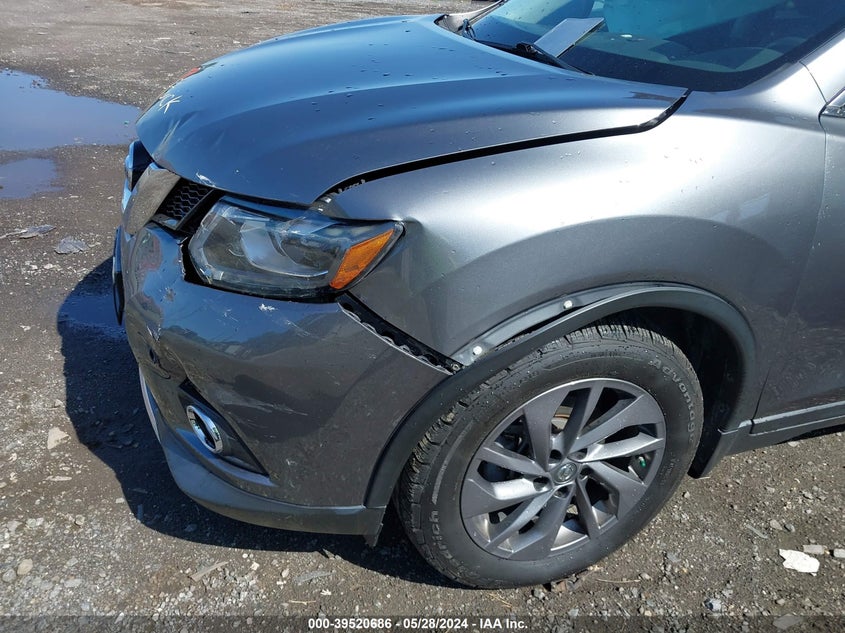2016 Nissan Rogue Sl VIN: 5N1AT2MV9GC768741 Lot: 39520686