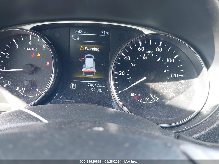 2016 Nissan Rogue Sl VIN: 5N1AT2MV9GC768741 Lot: 39520686