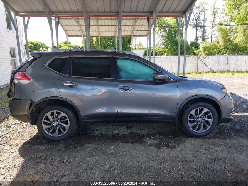 2016 Nissan Rogue Sl VIN: 5N1AT2MV9GC768741 Lot: 39520686