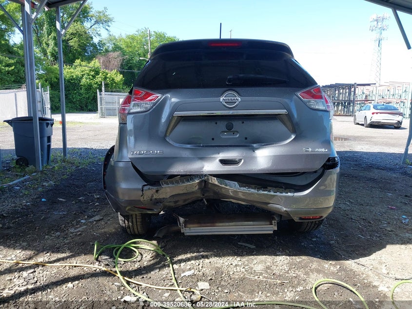 2016 Nissan Rogue Sl VIN: 5N1AT2MV9GC768741 Lot: 39520686