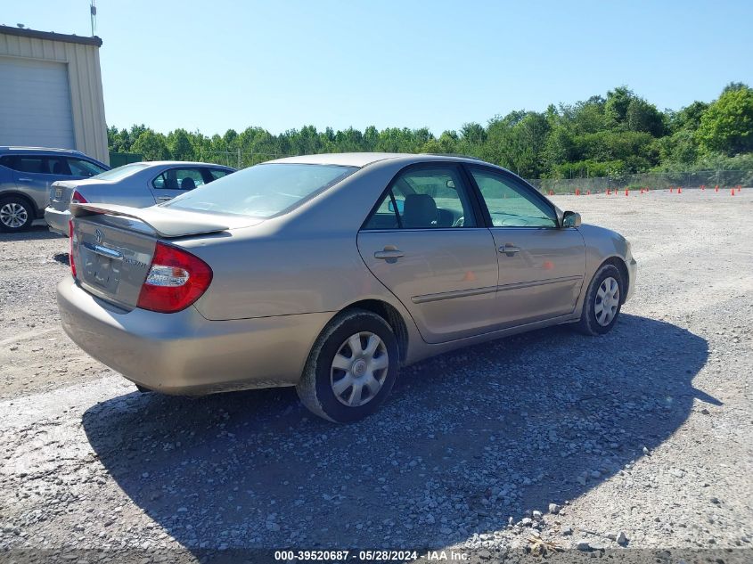 2004 Toyota Camry Le VIN: 4T1BE32K24U297969 Lot: 39520687