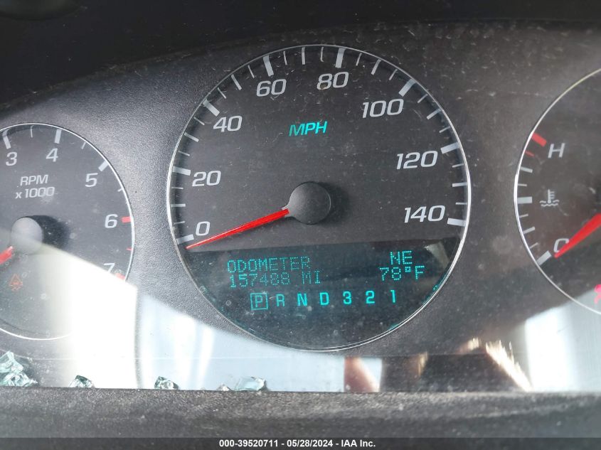 2009 Chevrolet Impala Lt VIN: 2G1WC57M191170305 Lot: 39520711