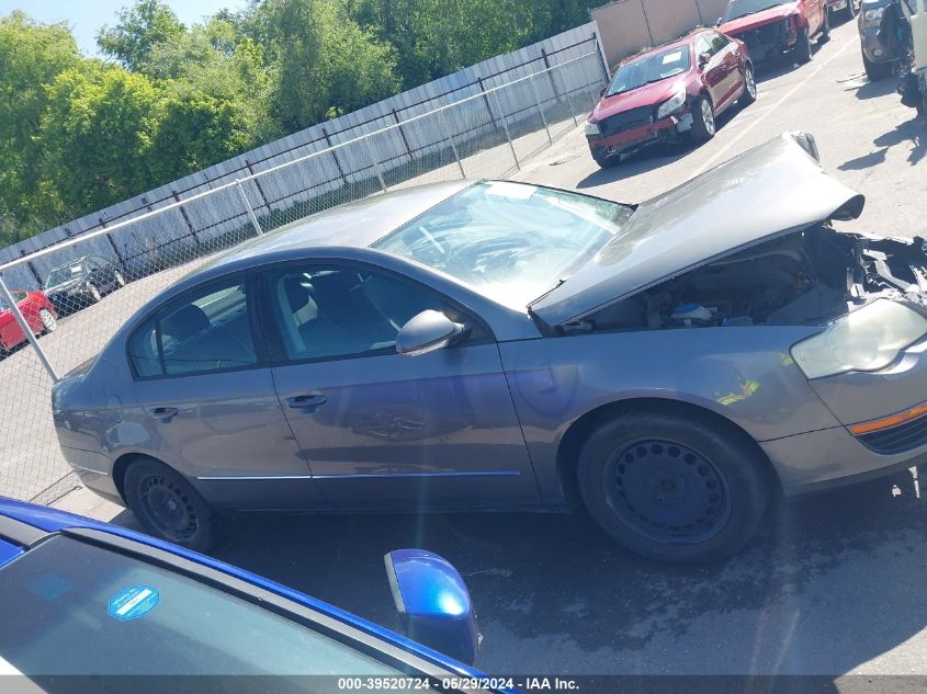 2006 Volkswagen Passat 2.0T/Value Edition VIN: WVWAK73C86P157336 Lot: 39520724