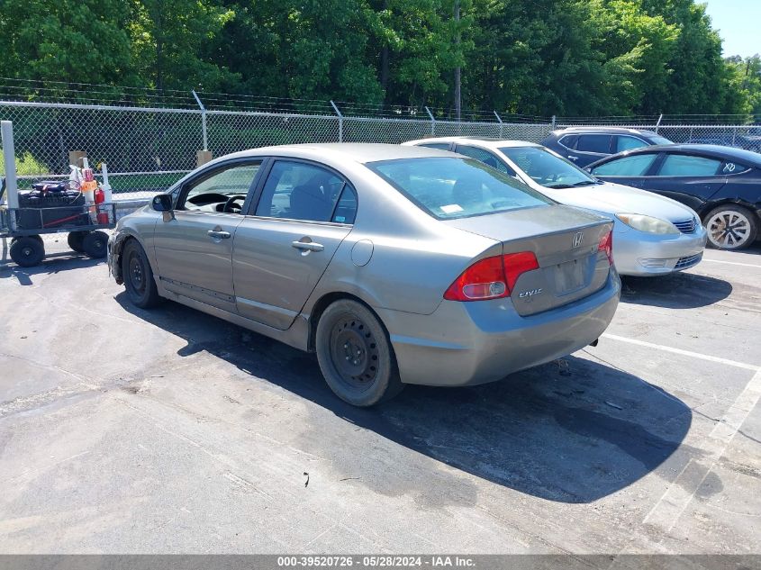 1HGFA16506L102083 | 2006 HONDA CIVIC